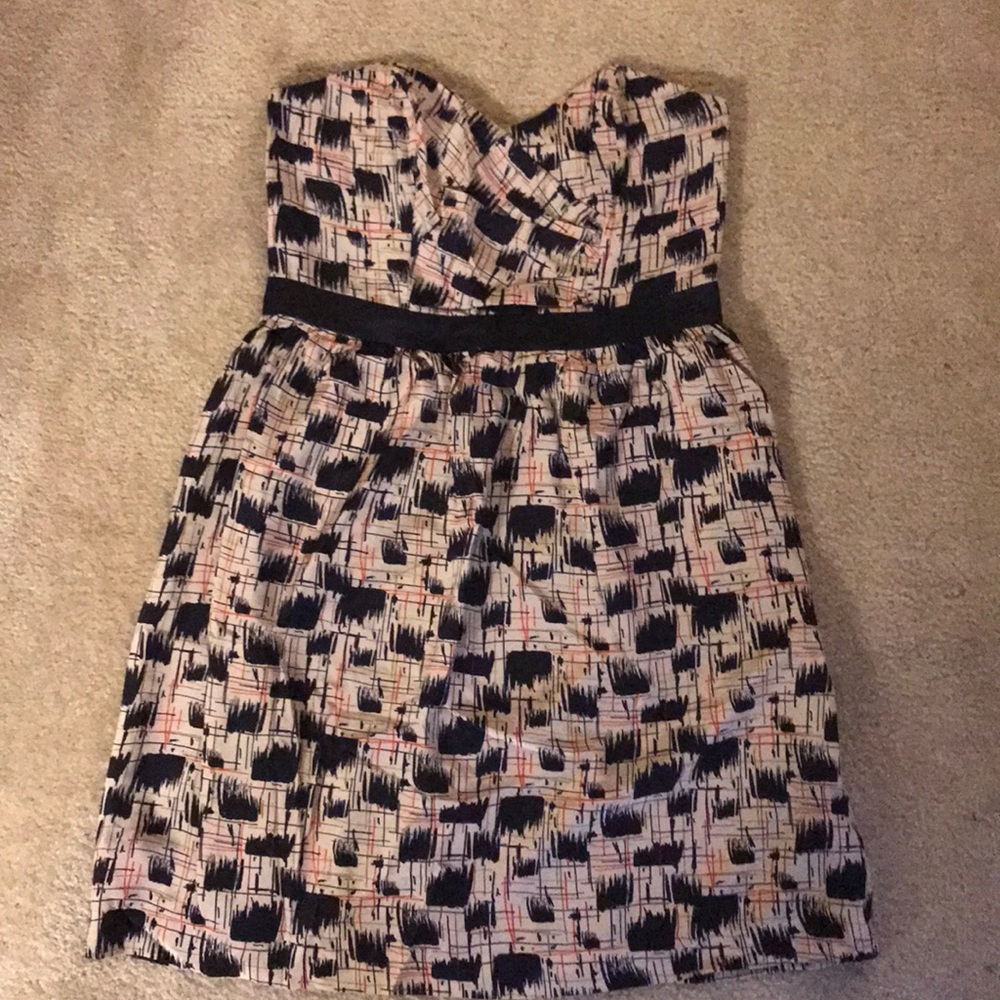 Anthropologie burlapp silk dress